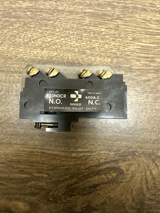 Gould,F10N0CR,Auxilliary Interlock NOS