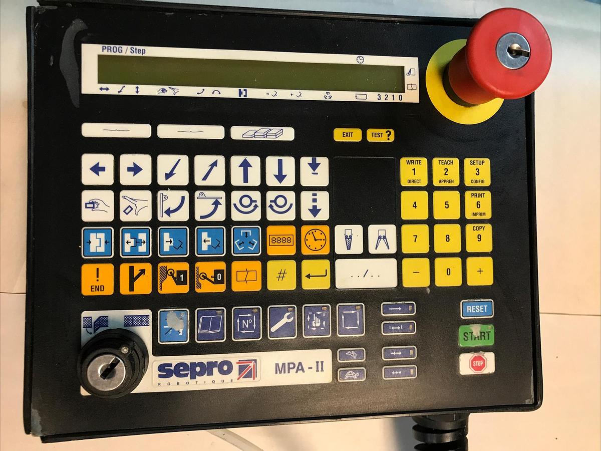 Used Sepro Robotique,MPA-II,Teach Pendant