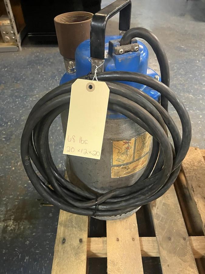 Used FLYGT,U-2066.171-0508,SUBMERSIBLE 3" PUMP 2.4HP 230V 1PH