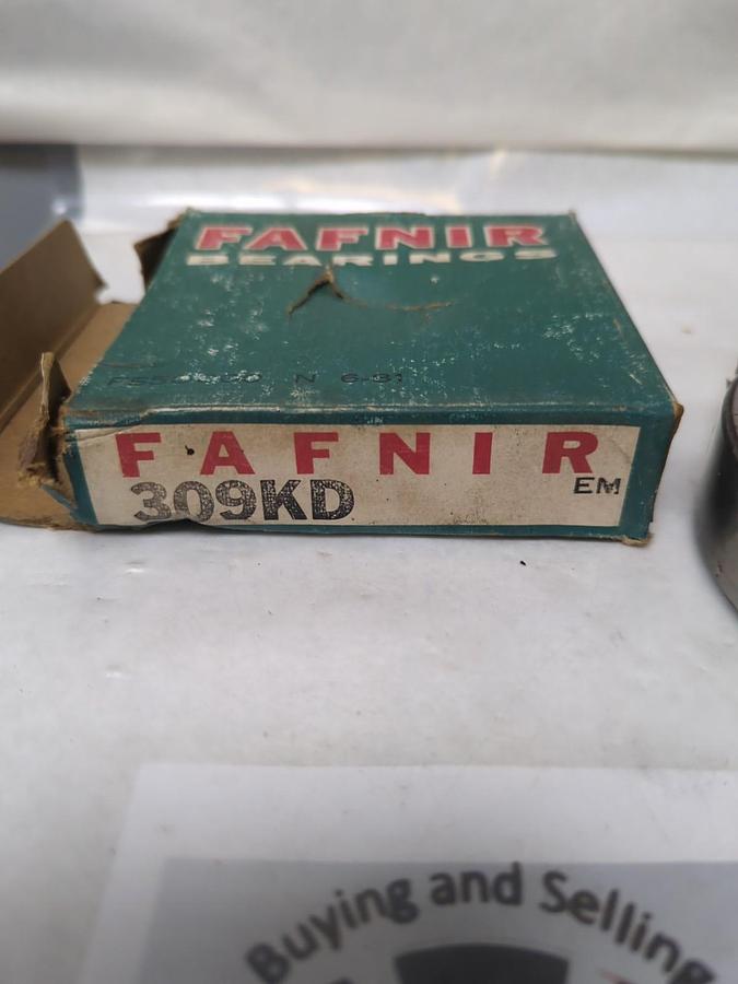 FAFNIR,309KD,SINGLE SHIELDED BALL BEARING NOS