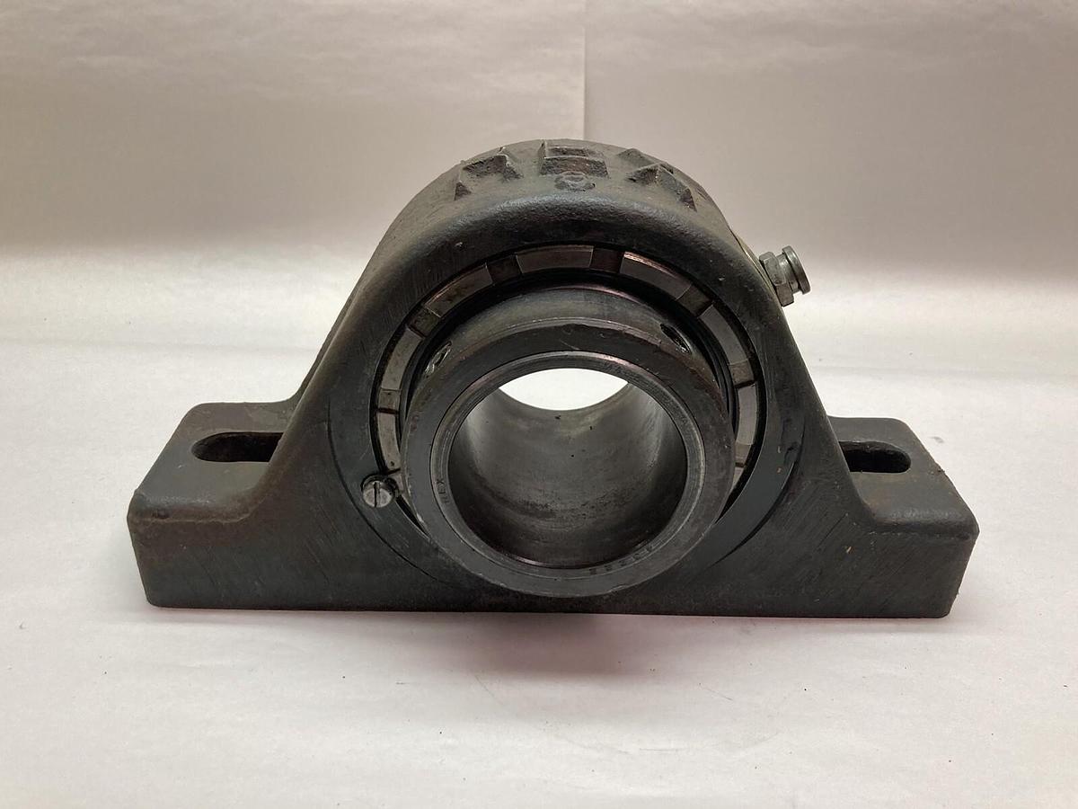 Used Rex,ZEP-8-2208,Solid-Housed Pillow Block