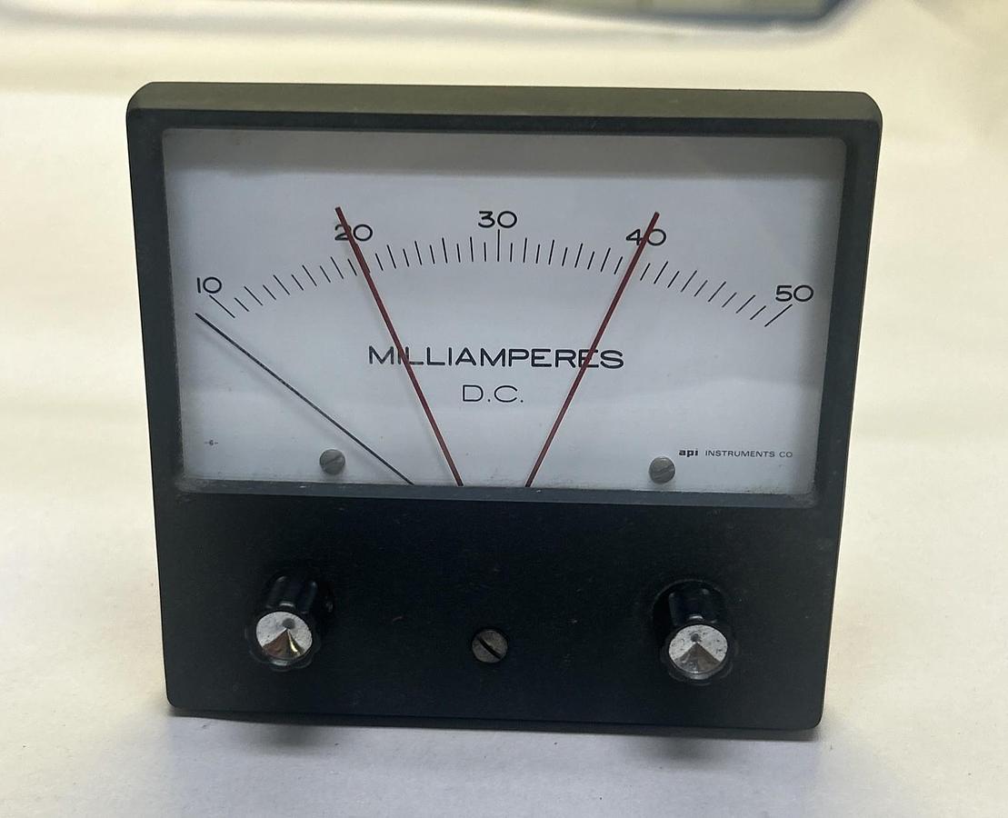 Used PIONEER,771535,PANEL METER 10-50 DC MILLIAMPRERES