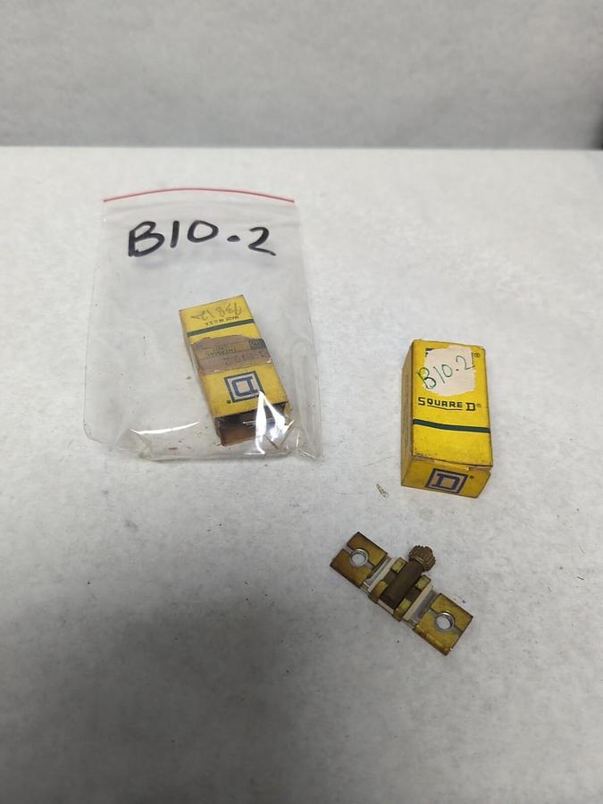 SQUARE D,B10.2,THERMAL OVERLOAD HEATER ELEMENT LOT OF 2 NOS