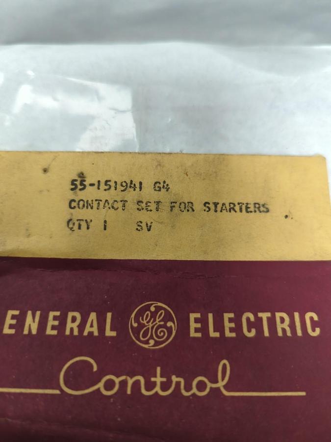 GENERAL ELECTRIC,55-151941 G4,CONTACT SET FOR STARTERS NOS
