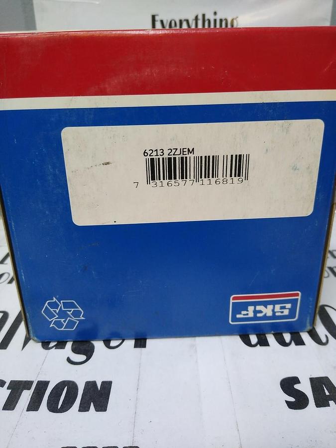 Used SKF,6213 2ZJEM,Deep Groove Ball Bearing NOS