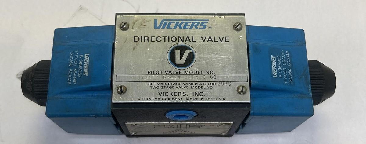 Used VICKERS,879137DG4S4012NB60,PILOT VALVE