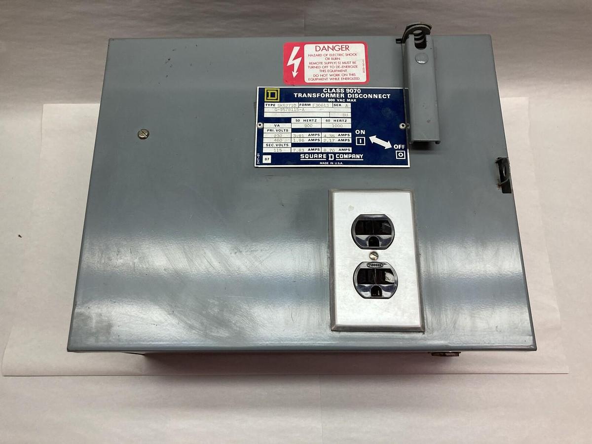 Square D,SK5271U,Class 9070 Transformer Disconnect 600VAC Ser A