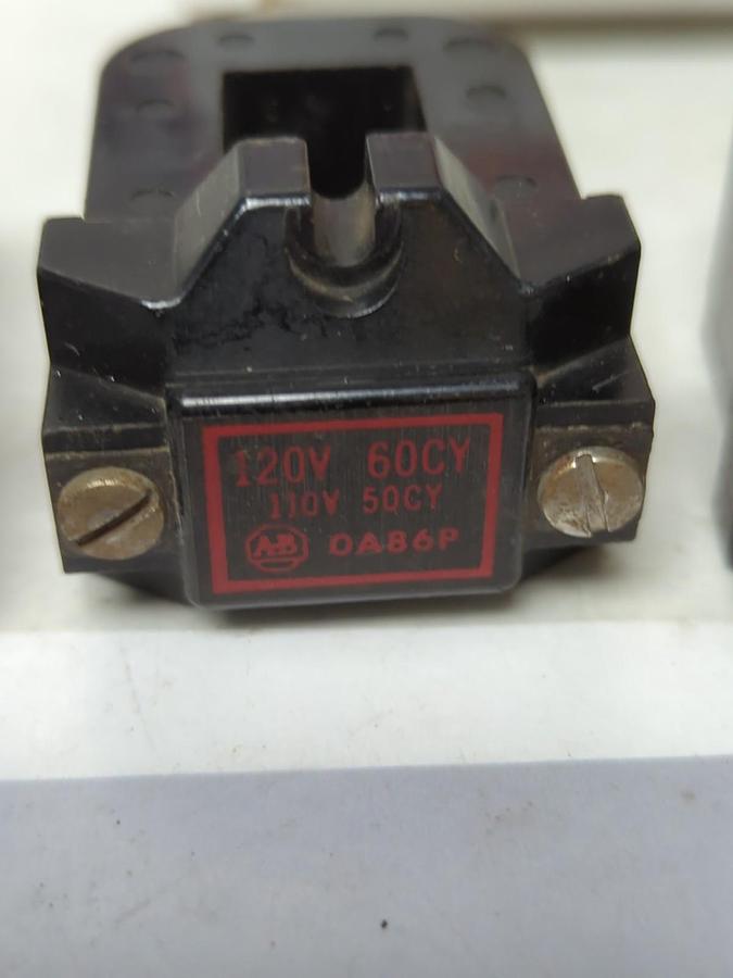 Used ALLEN-BRADLEY,0A86P,COIL 120V 60HZ 110V 50HZ LOT OF 4 PRE-OWNED