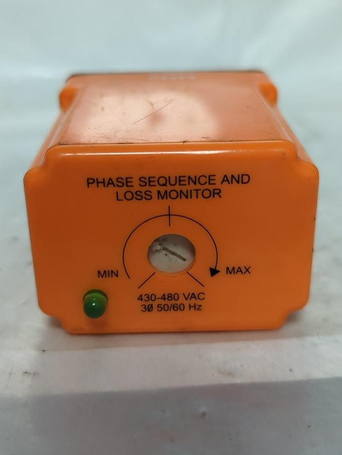 Used ATC,SLA-440-ASA,PHASE SEQUENCE AND LOSS MONITOR 10A 240VAC PRE-OWNED