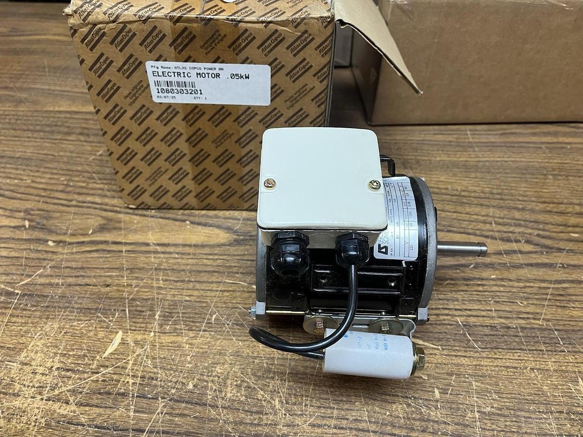 ATLAS COPCO LEROY SOMER,1080-3032-01,SINGLE PHASE MOTOR .05kW 220V 1350RPM