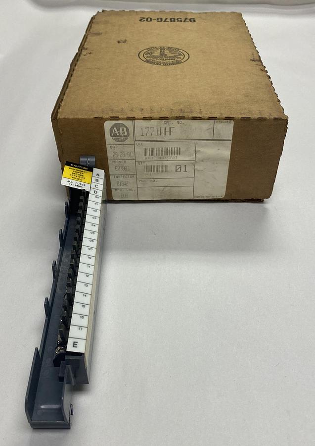 ALLEN BRADLEY,1771-WHF,FIELD WIRING-ARM NOS