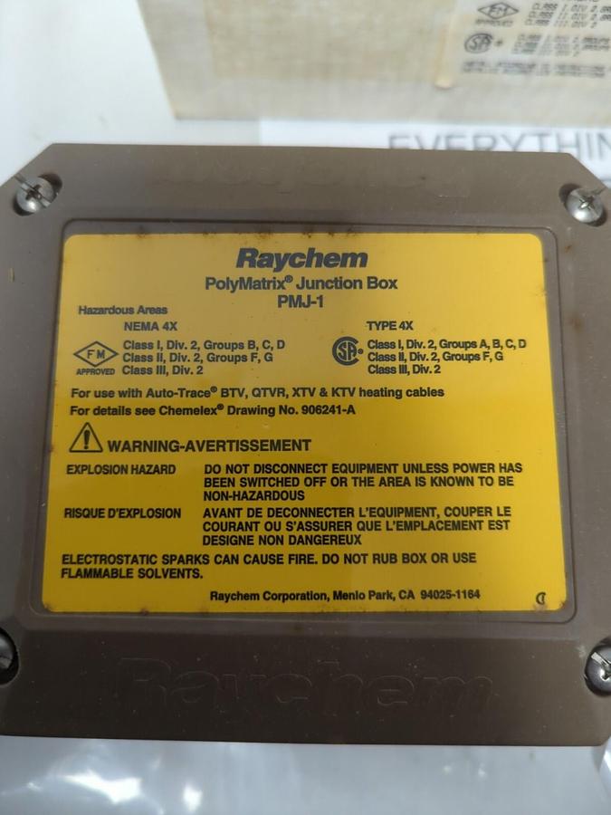 RAYCHEN,PMJ-1,POLYMATRIX POWER CONNECTION BOX/KIT NOS