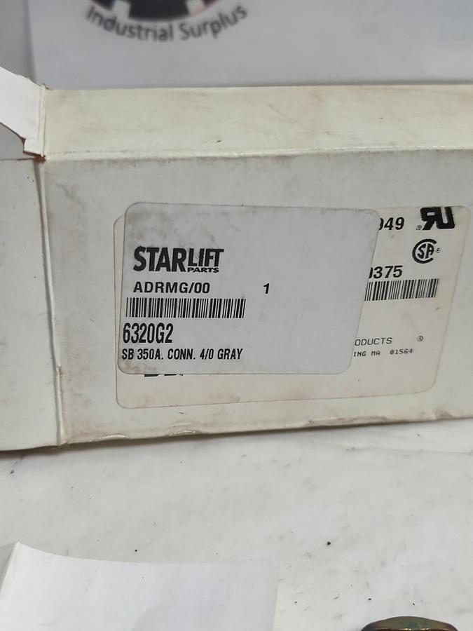 ANDERSON-STARLIFT,6320G2,SB 350A BATTERY CONNECTOR GRAY ADRMG/00 NOS