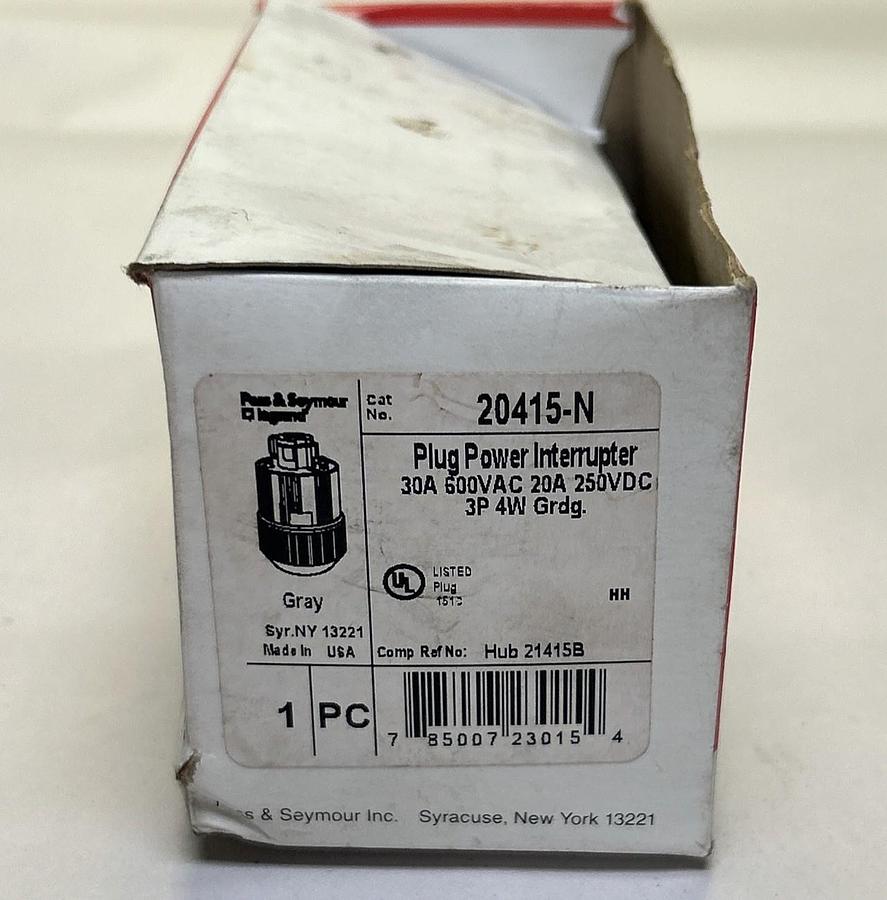 PASS & SEYMOUR,20415-N,LOCKING PLUG NOS