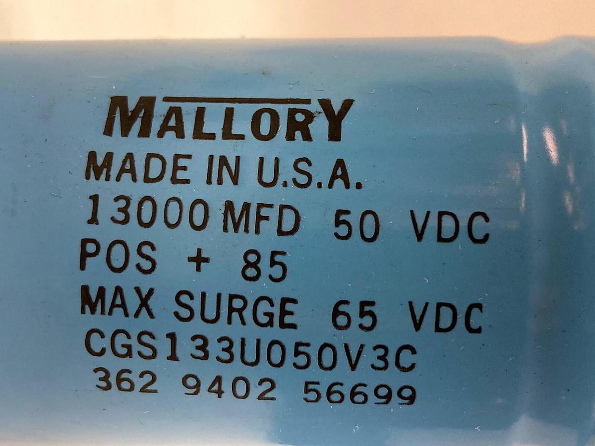 Mallory,CGS133U050V3C,Capacitor