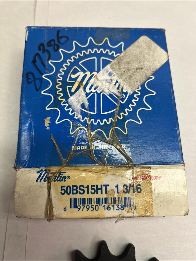 MARTIN,50BS15HT-1-3/16,SPROCKET SIZE 50 CHAIN 5/8 PITCH 15 TEETH 1-3/16 BORE