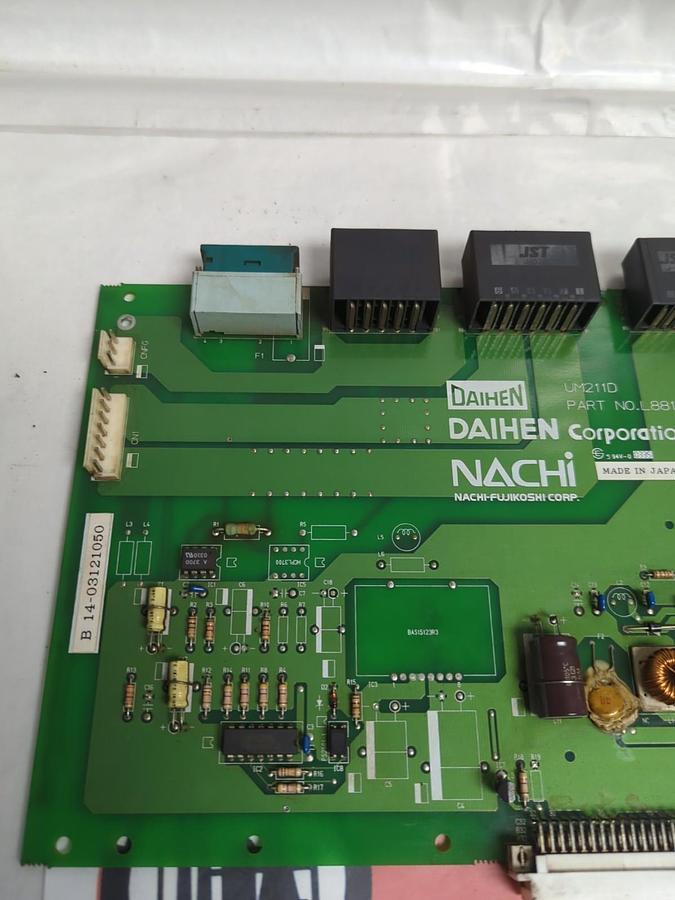 Used NACHI DAIHEN,L8810P(L8810P03),PRINTED CIRCUIT BOARD UM211D PRE-OWNED