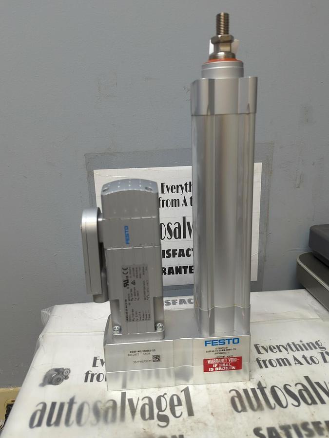 FESTO,EMMS-AS-55-M-LS-YM,MOTOR & ESBF-BS-40-110-10P ACTUATOR ASSEMBLY NOS