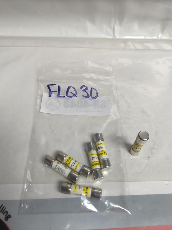 LITTELFUSE,FLQ-30,TIME-DELAY 30 AMP FUSE LOT OF 6 NOS