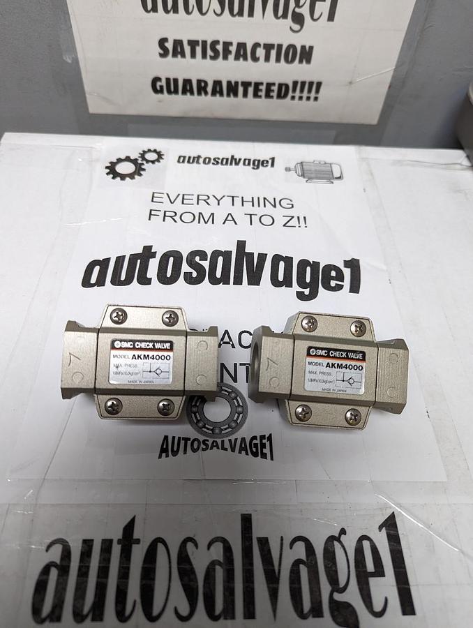 SMC,AKM4000,CHECK VALVE LOT OF 2 MISSING BOX NOS