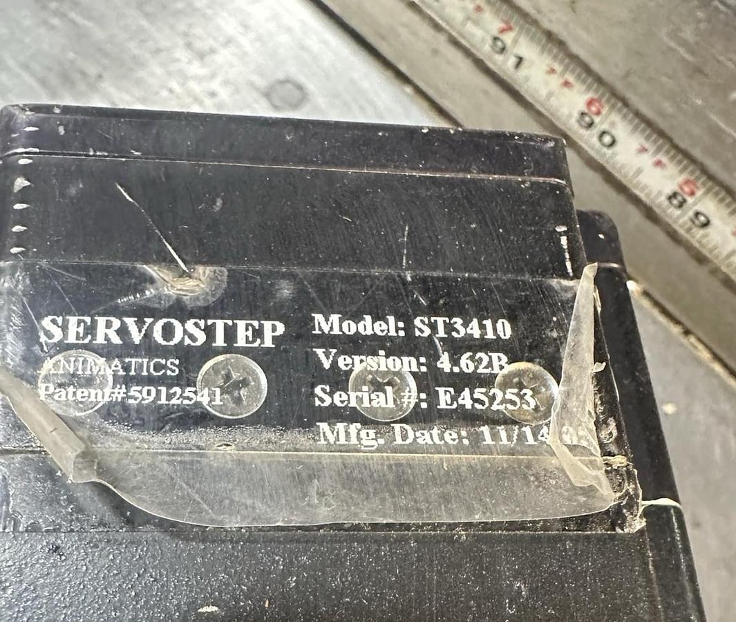 Used Animatics Servostep,ST3410,W/Able Reducer VRAFC0300981905N 00 3:1 Ratio