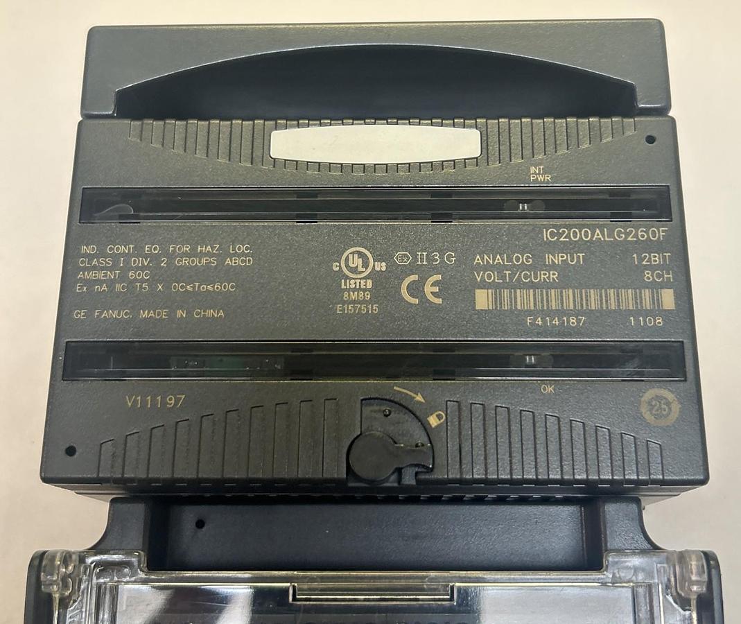 Used GE FANUC,IC200ALG260F,ANALOG INPUT VOLT / CURRENT MODULE