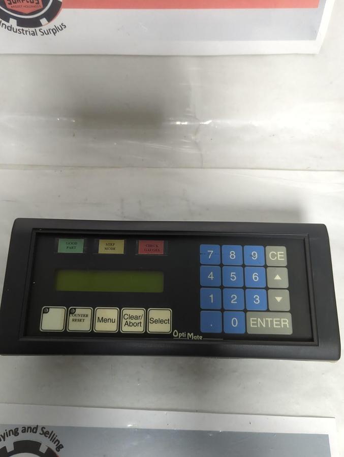 Used OPTIMATION,OP-1510,OPERATOR TERMINAL 8-30VDC PRE-OWNED