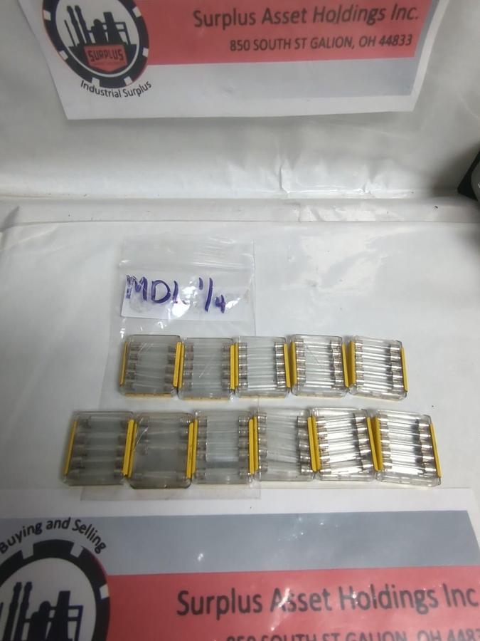 COOPER BUSSMANN,MDL-1/4,1/4 AMP FUSE LOT OF 54 NOS