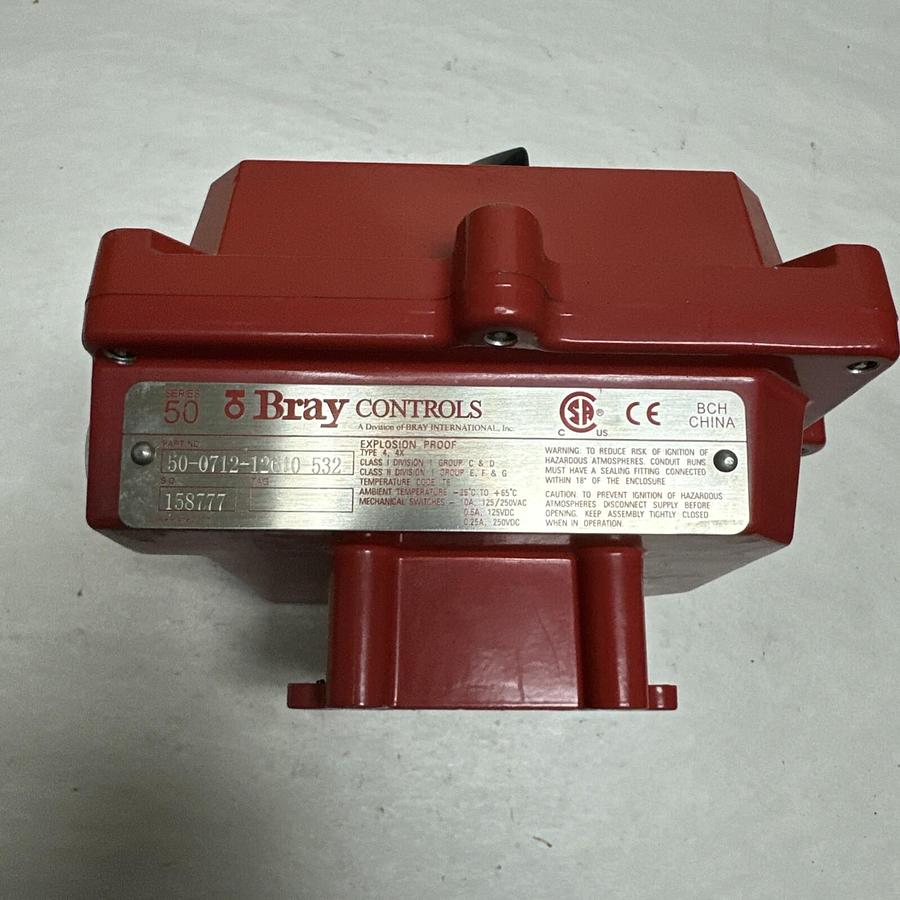 Used Bray Controls,50-0712-12610-532,Actuator NEW