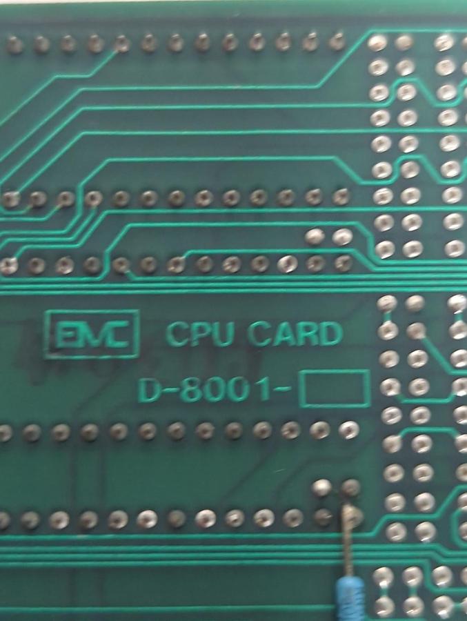 Used EMC,D-8001,CPU CARD D-7783 REV E PRE-OWNED