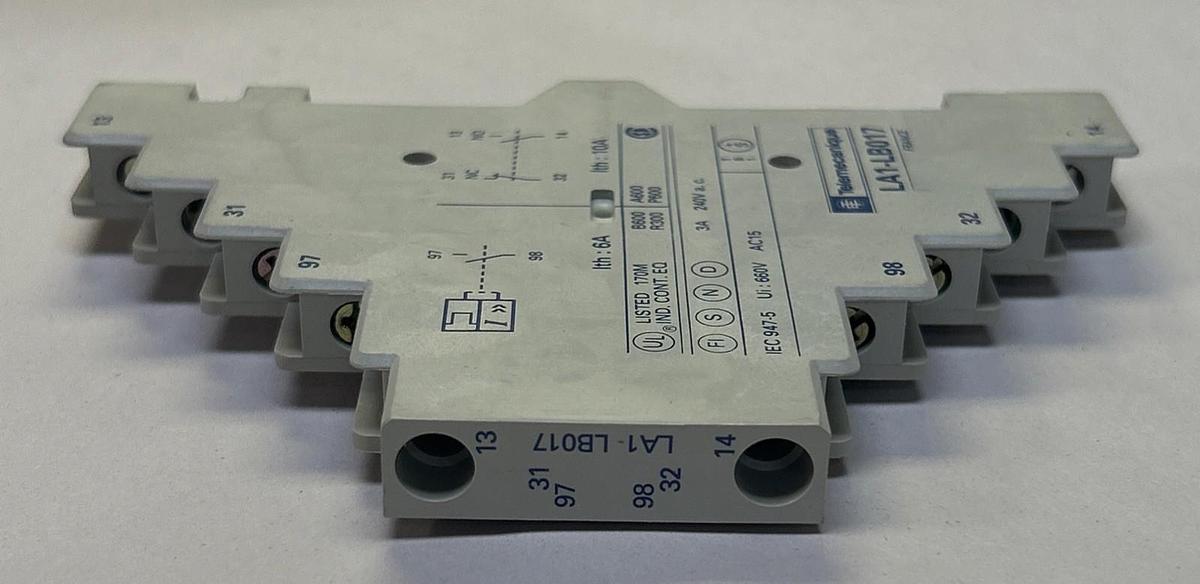 TELEMECANIQUE,LA1LB017,CONTACT BLOCK NOS