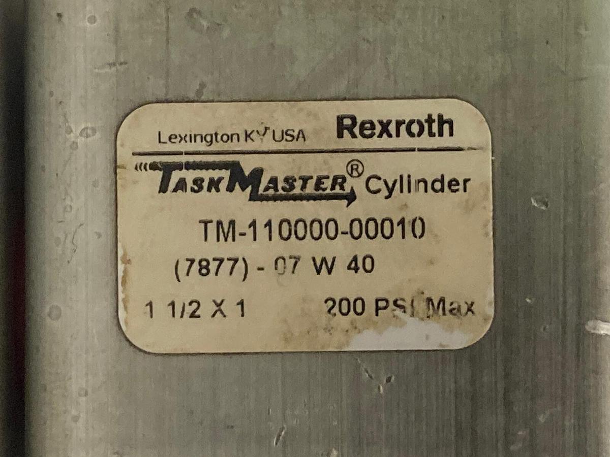 Used Rexroth Taskmaster,TM-110000-00010,Pneumatic Cylinder