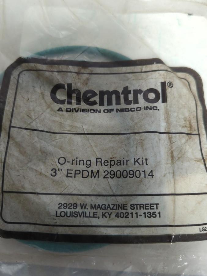 CHEMTROL,29009014,O-RING REPAIR KIT 3 INCH EPDM NOS