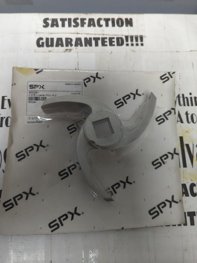 SPX,60028+C-216,STAINLESS STEEL IMPELLER FULL 6.0 INCH NEW