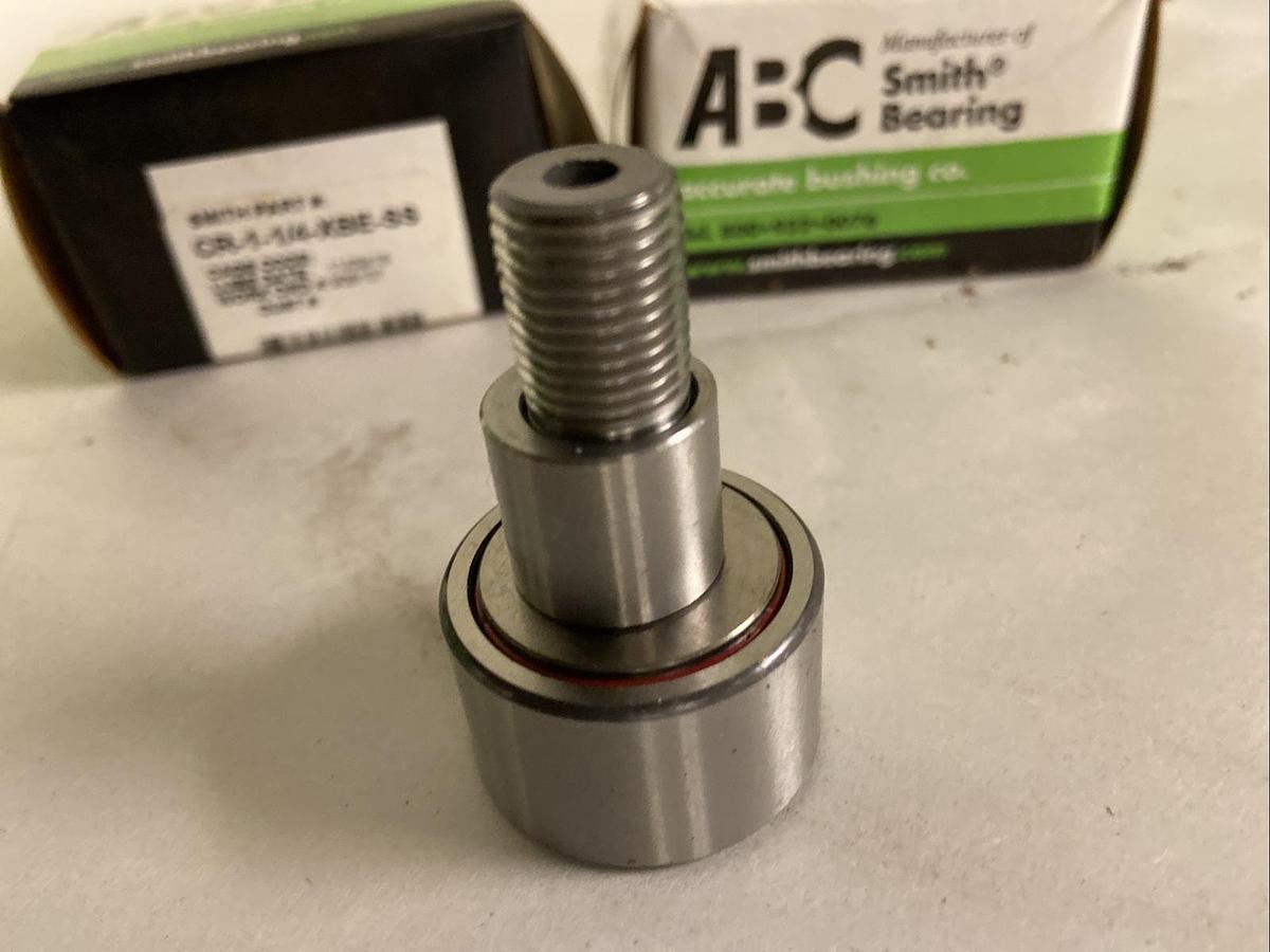 ABC SMITH BEARING,CR-1-XBE-SS,Cam Follower Lot of 2