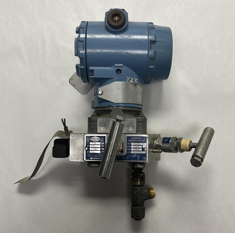 Used ROSEMOUNT,3051CG2A02A1AM5S5,PRESSURE TRANSMITTER