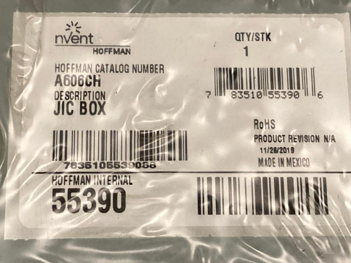 Used Nvent Hoffman,A606CH 55390,JIC Box