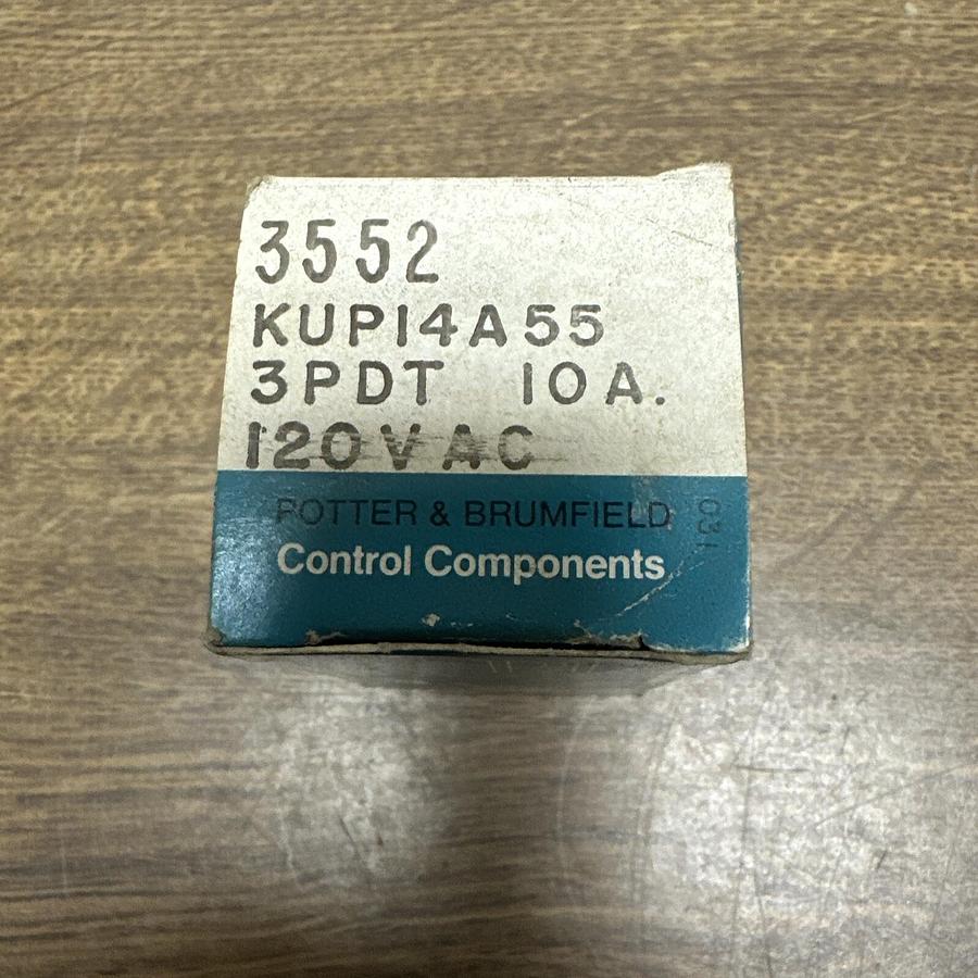 Potter & Brumfield,KUP14A55,120VAC 10A Relay