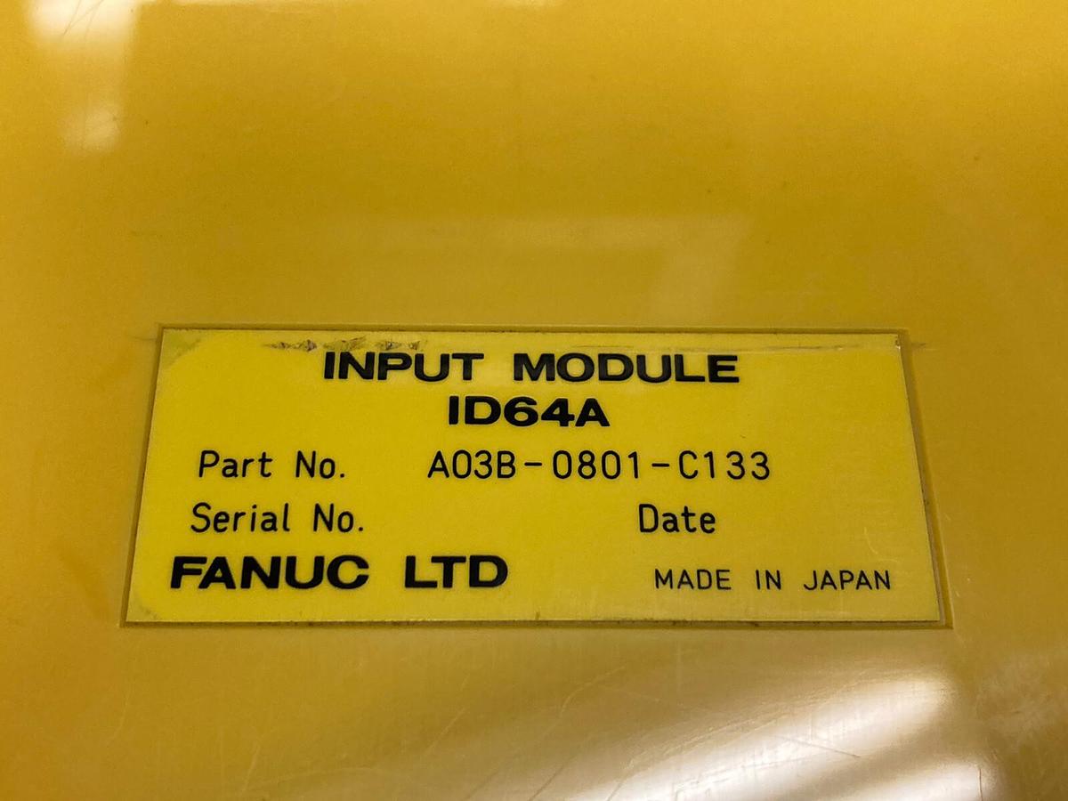 Used Fanuc,ID64A A03B-0801-C133,Input Module