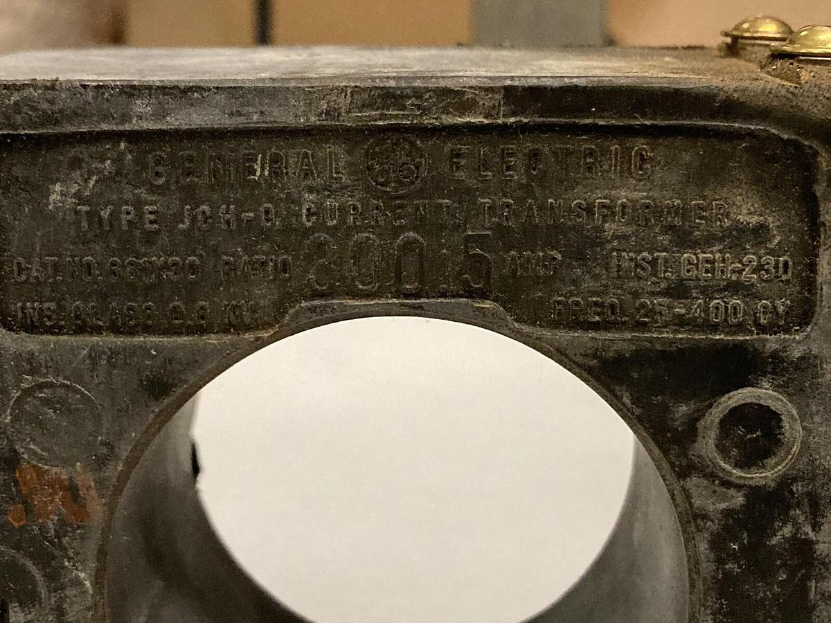 Used General Electric,Type JCH-D,Current Transformer