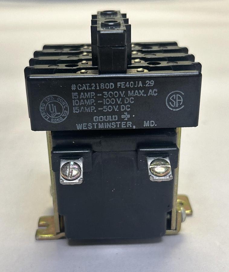 Used GOULD,2180DFE40JA,GENERAL PURPOSE RELAY