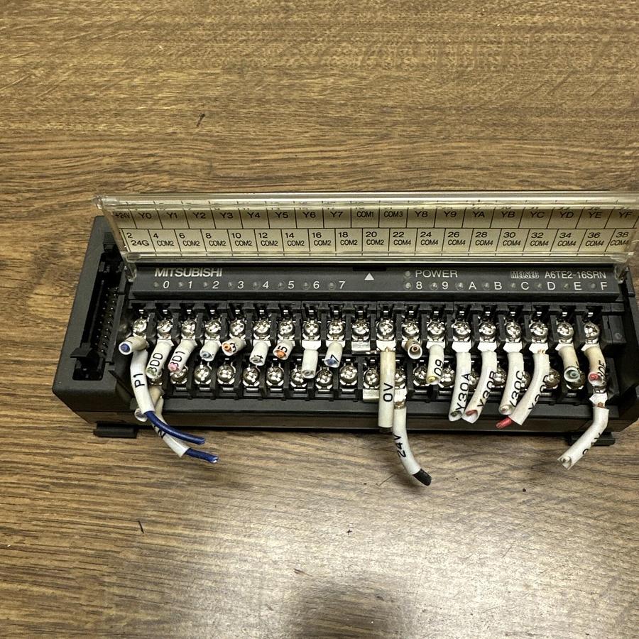 Used Mitsubishi,A6TE2-16SRN,Relay Thermal Unit