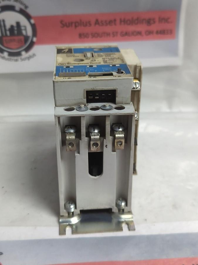 Used WESTINGHOUSE,W200M2CFC,ADVANTAGE MOTOR STARTER WITH W22 CONTACTS PRE-OWNED