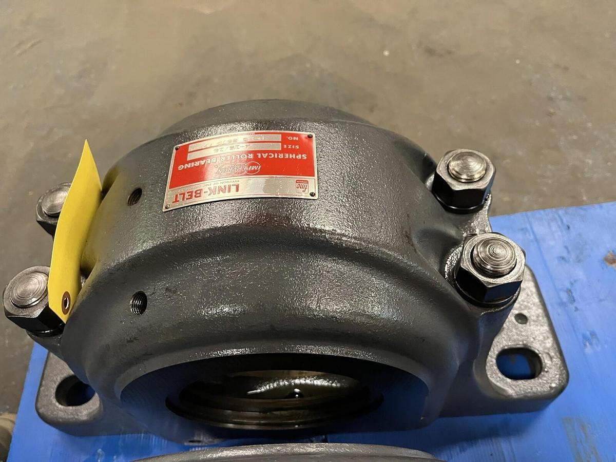 FMC Link-Belt,PLB6879FH,Pillow Block Roller Bearing 4-15/16" Bore 4 Bolt