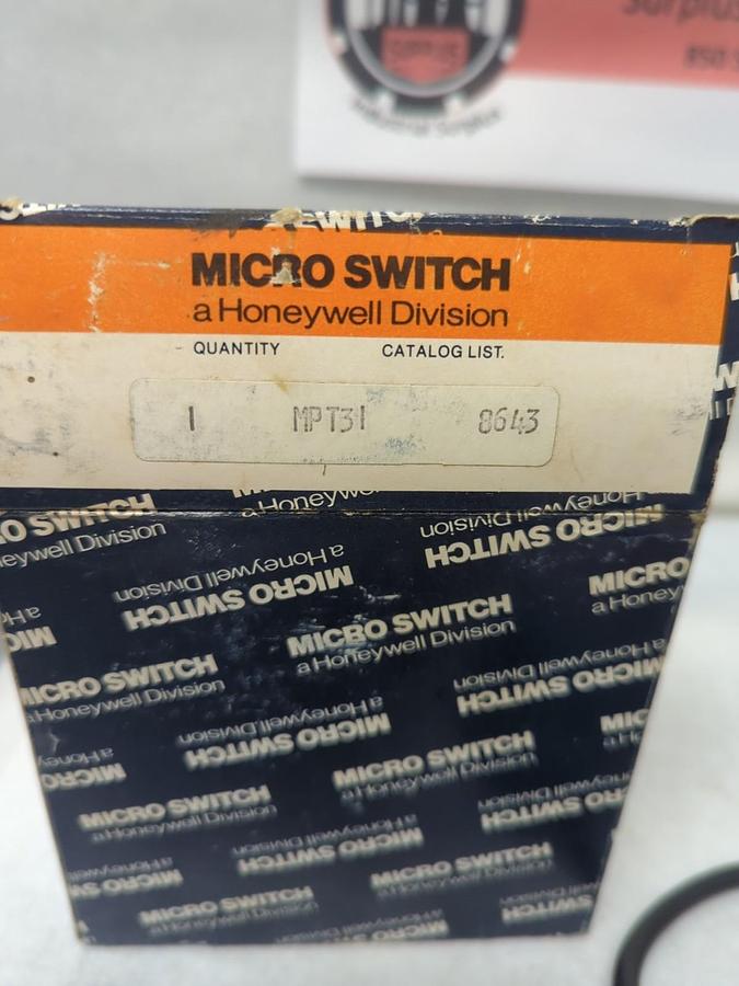 HONEYWELL,MPT31,MICRSWITCH MINI BASE 10-30VDC NOS