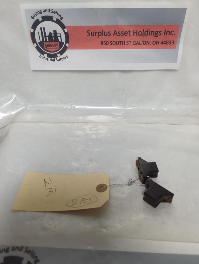 Used ALLEN BRADLEY,N31,THERMAL OVERLOAD HEATER ELEMENT LOT OF 2 PRE-OWNED