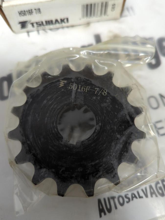 TSUBAKI,H5016F-7/8,SPROCKET NEW IN BOX