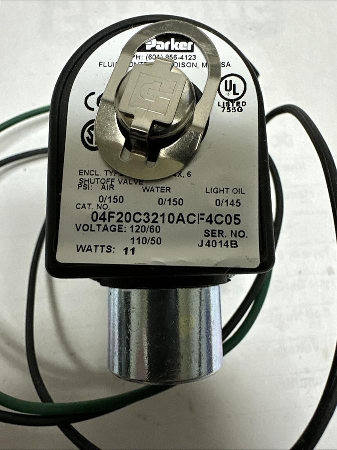 Parker,04F20C3210ACF4C05,1/4" NPT 120V 60Hz