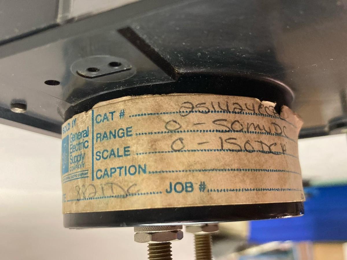 Used GE,251424CCPS,Panel Amperes 0-150 D-C Amperes