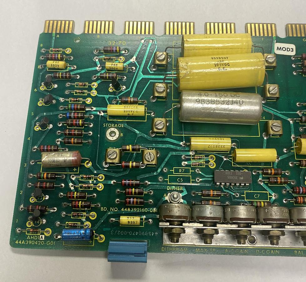 Used GE GENERAL ELECTRIC,AHD1A 44A390420-G01, CIRCUIT BOARD